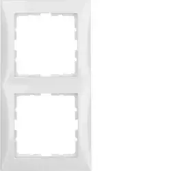 Wall plate / switch cover berker 10128989 — White, Duroplast, pack of 10
