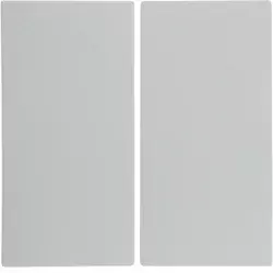 Electrical switch accessory Berker 16238989, white Duroplast cover, pack of 10