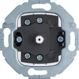 Berker 387503 Rocker Switch, Duroplast, Black and Grey