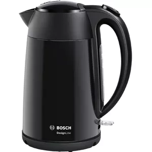 Electric kettle Bosch TWK3P423 1.7 L 2400 W — black stainless steel, cordless
