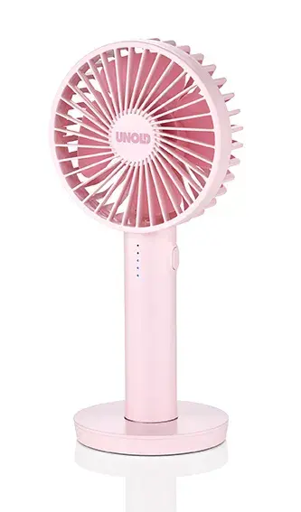 Портативный вентилятор Unold Breezy II Pink Photo 4
