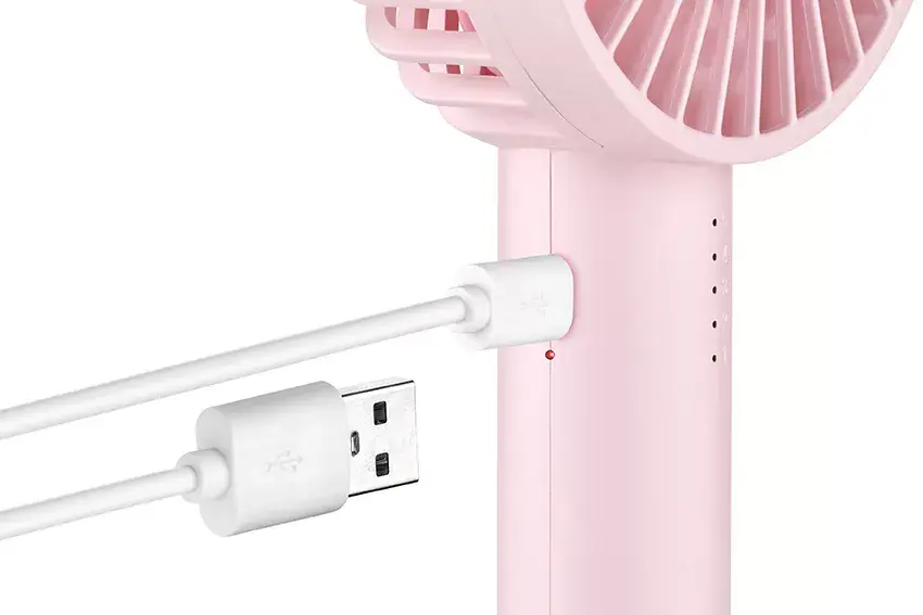 Портативный вентилятор Unold Breezy II Pink Photo 7