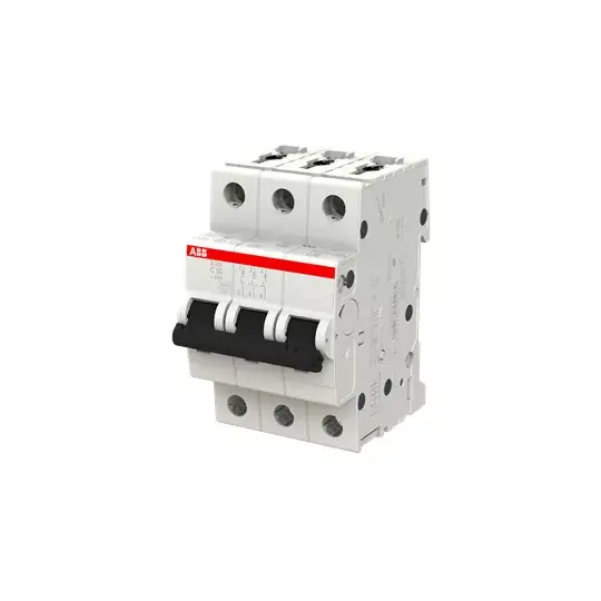 ABB S203-C63 Miniature Circuit Breaker 3-Pole 63A Photo 2
