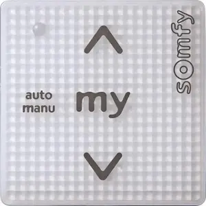 Wall-mounted motor controller Somfy Smoove Uno IB+ White — model 1811203 for integrated motor control