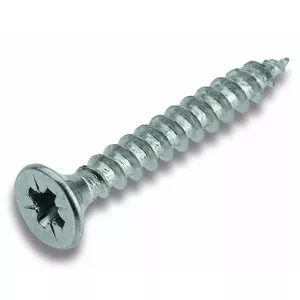 Screw cimco 190029 — screw/bolt for fibreboard, galvanized metal, 40 mm length, 4 mm thread diameter, 1 pc