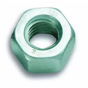 Hexagon nut cimco M4, galvanized steel, metallic finish, 1 pc