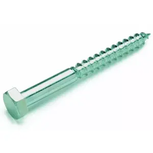 Bolt Cimco 190235, galvanized steel, wood fastener, 60 mm length, 10 mm thread diameter, 1 pc