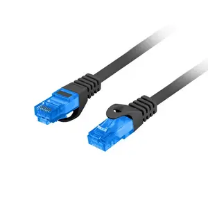 Network cable LANBERG Cat6a S/FTP RJ-45 3 m, LSZH jacket, CCA conductors, 500 MHz, 26 AWG, black