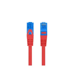 LANBERG Cat6a S/FTP (S-STP) networking cable, RJ‑45–RJ‑45, 5 m, red