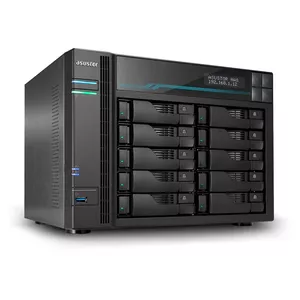 NAS Asustor AS7110T Desktop Intel Xeon 8GB DDR4 180TB HDD Black