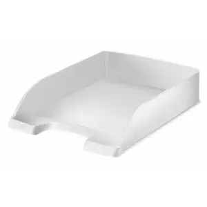 Desk tray organizer LEITZ 52540004 — polystyrene A4, white, 255×357×70 mm