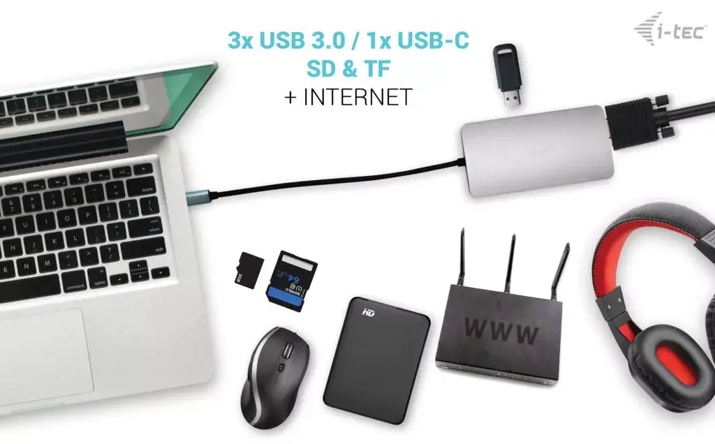 Doku stacija i-tec Metal USB-C Travel Nano Dock Photo 14
