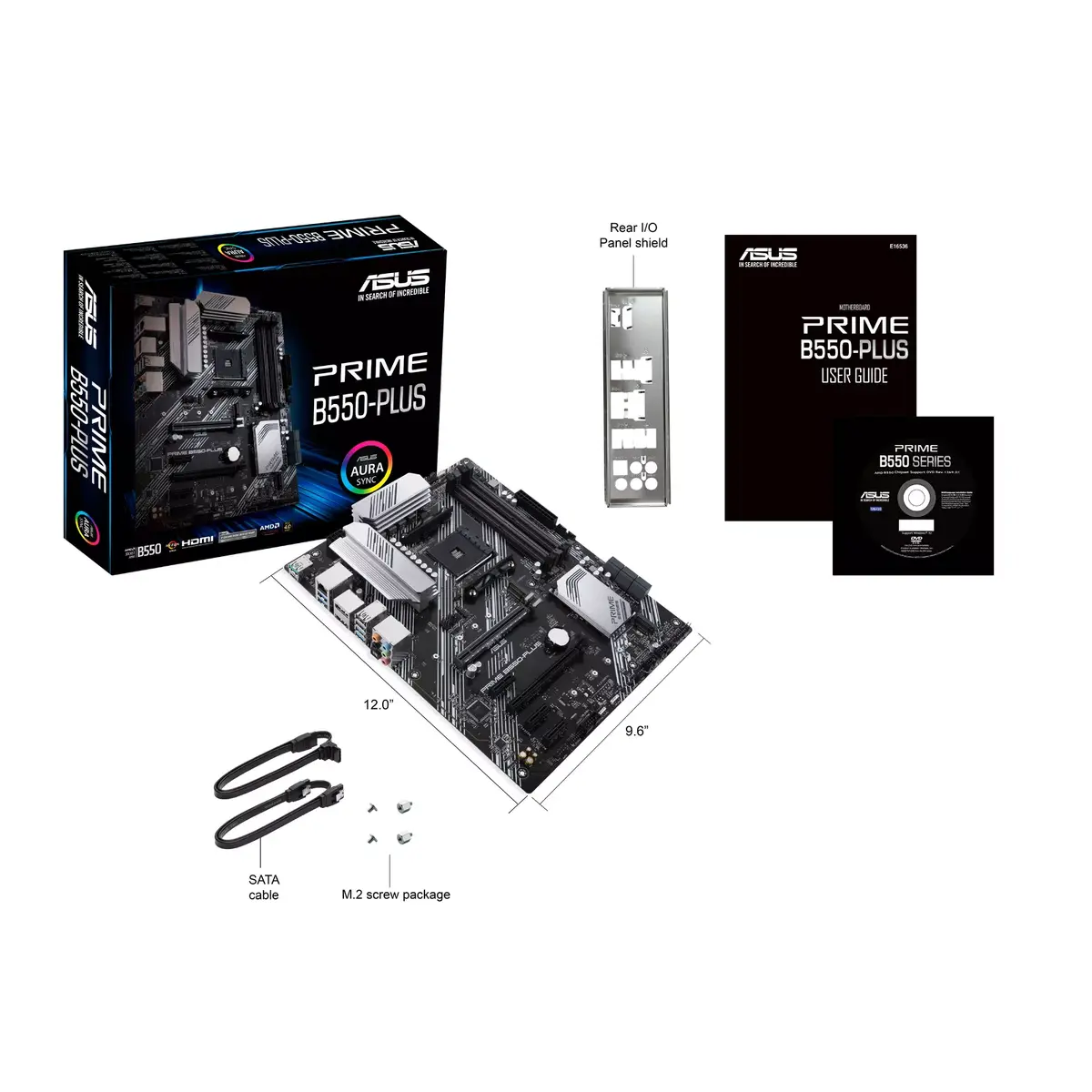 Pamatplate ASUS PRIME B550-PLUS, 90MB14U0-M0EAY0 Photo 6