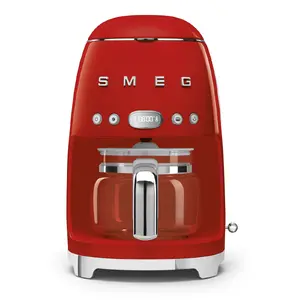 Капельная кофеварка Smeg 50's Style DCF02RDEU Красный 1050 Вт 1.4 л 10 чашек молотый кофе настольная