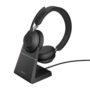 Austiņas Jabra Evolve2 65 USB-A Black UC Chrg stand Stereo