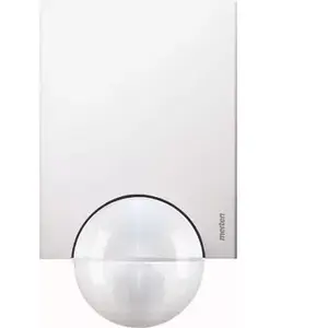 Outdoor motion detector Merten ARGUS 220, ceiling/wall mount, detection 16 m, white, 230 V AC