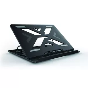 Conceptronic ERGO Laptop Cooling Stand Portatīvā datora statne Melns 39,6 cm (15.6")