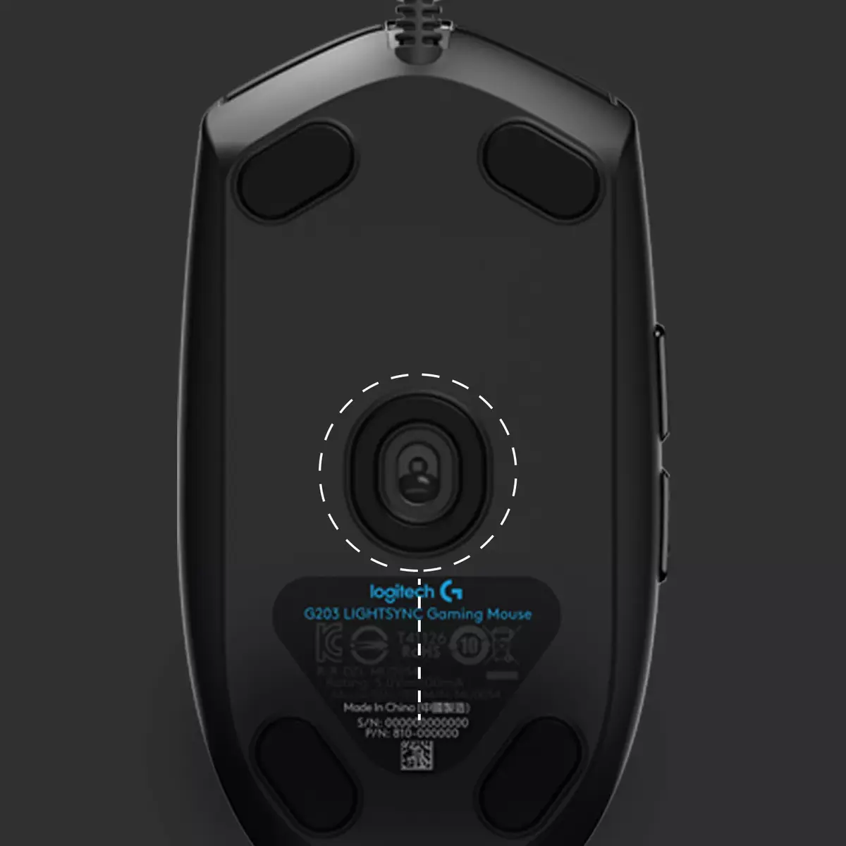 Spēļu pele Logitech G G203 LIGHTSYNC Photo 4