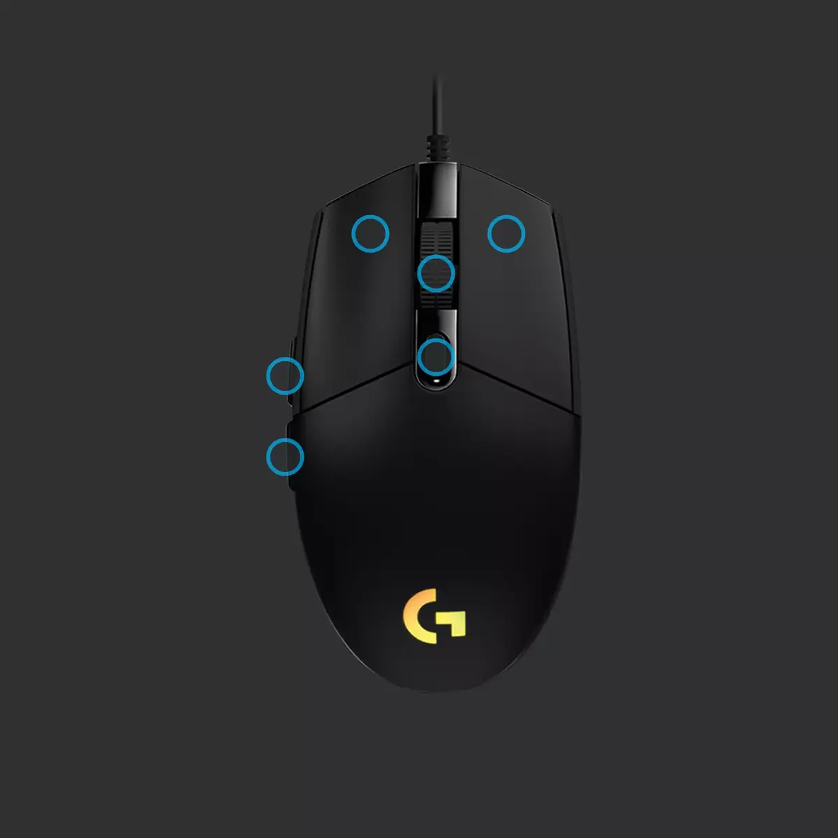 Spēļu pele Logitech G G203 LIGHTSYNC Photo 5