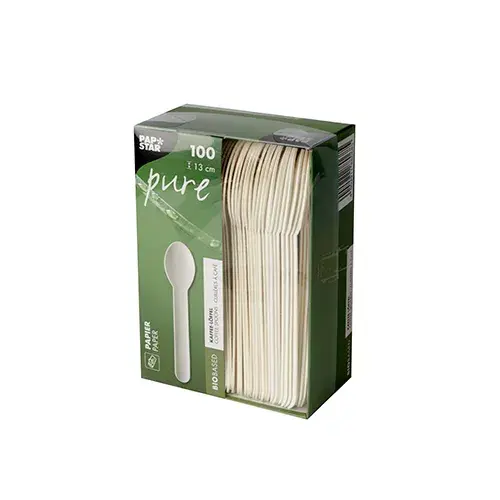 Disposable coffee spoon Papstar 88068 Photo 2