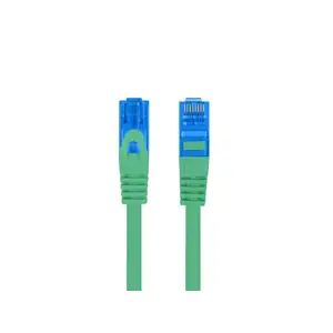 Network patch cable LANBERG Cat6a S/FTP (S-STP) RJ-45–RJ-45, 1 m, green