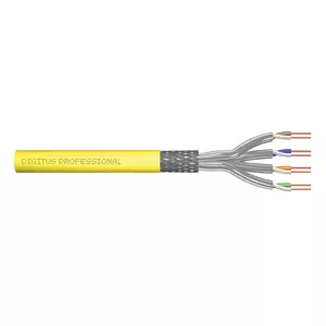 Network Cable Digitus Cat. 7A S/FTP installation cable 500 m Yellow