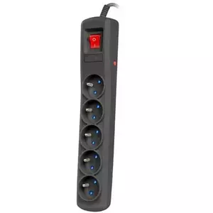 Power strip ARC5 3 m black ARC5/15/CZ