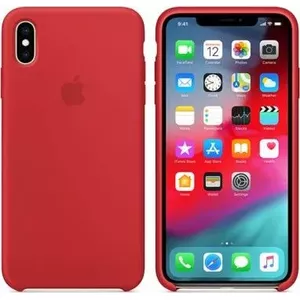 Apple iPhone XS Max Silicone Case RED