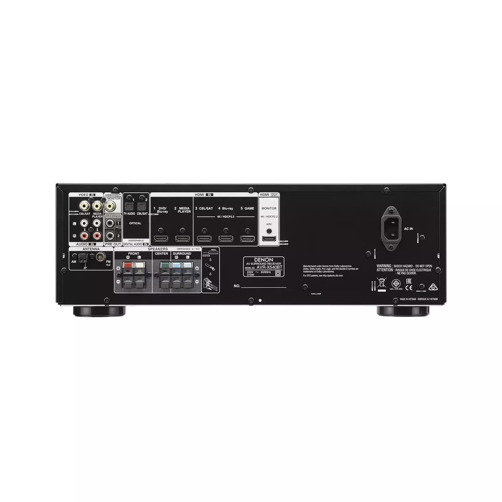 Denon AVR-X540BT Photo 2