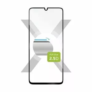 Защитное закалённое стекло FIXED для Samsung Galaxy A41 — полное клеевое покрытие (чёрное)