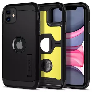 Чехол Spigen Tough Armor для мобильного телефона Черный iPhone 11 Монохромный