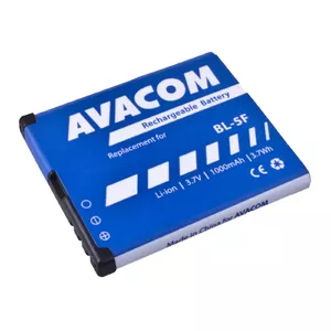 Akumulators AVACOM GSNO-BL5F-S1000A priekš Nokia N95, E65, Li-Ion 3,6V 1000mAh (rezerves BL-5F)