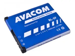 Akumulators AVACOM GSNO-BL5F-S1000A priekš Nokia N95 E65 Li-Ion 3.6V 1000mAh