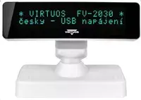 VIRTUOS FV-2030W VFD 2x20 USB display Photo 4