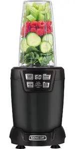 Настольный блендер SENCOR SNB 6600BK — 1200 Вт, чаша 1 л, дробление льда, чёрный