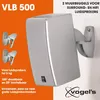 VOGEL'S VLB 500 B speaker wall mounting bracket set, swivel, pre-assembled, max. 5 kg, silver (2 brackets) (73201013) Photo 3