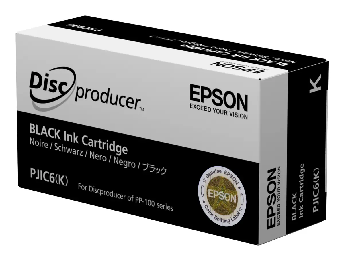 Epson Discproducer tintes kārtridžs melns C13S020452