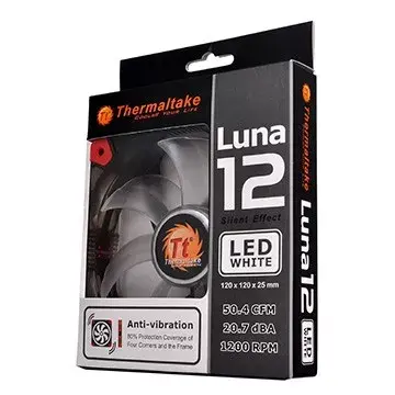 Вентилятор Thermaltake Luna 12 LED White Photo 8