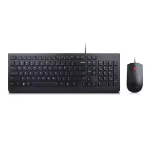 Проводная полноразмерная клавиатура с мышью Lenovo 4X30L79891 — USB, QWERTZ (чешская), чёрная