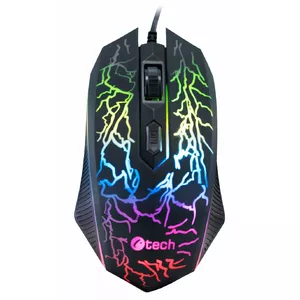 Mouse C-TECH Tychon GM-03P Optical Wired USB Black 3200 DPI