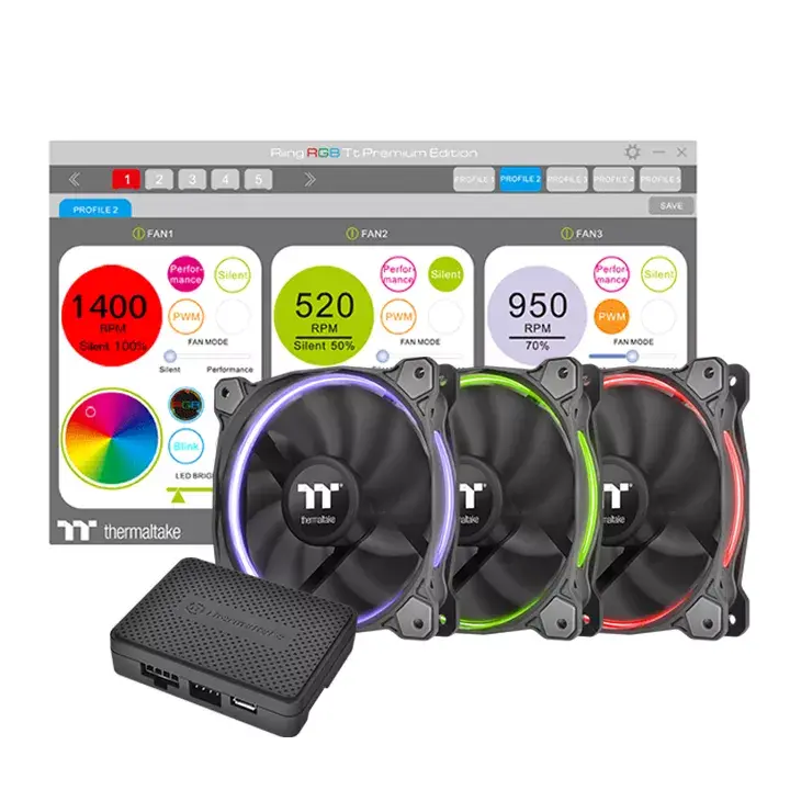 Вентилятор Thermaltake CL-F051-PL14SW-A Photo 7