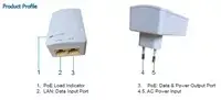 MaxLink PoE injektors MAXPI15S 15W 802.3af Photo 5