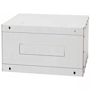 19''Viengabala 4U/400mm FLAT-PACK lokšņu metāla skapis, 4U/400mm, dv.