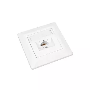 Socket SOLARIX CAT6 STP 1 x RJ45 white SX9-1-6-STP-WH
