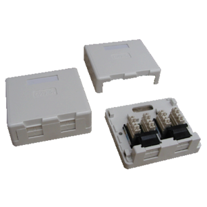 DATACOM UTP Cat6 virsmas dubultā RJ45 rozete 2xRJ45 putekļuizturīga