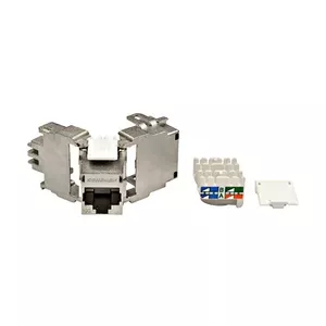 Keystone modulis RJ45 ekranēts, 10 Gb, Ea klase, 4PPoE