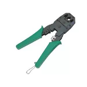 Crimping tool DATACOM 4522 for 8P and 6P connectors, compact hand tool for RJ45 and RJ12/11