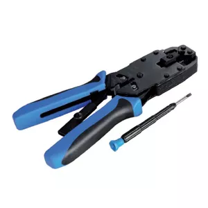 Crimping tool SOLARIX HT-2008AR for RJ45 and RJ11 connectors, compatible with modular plugs