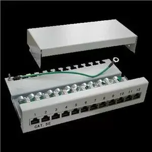 DATACOM Patch Panel 4041 — 12-port Cat5E STP Photo 1