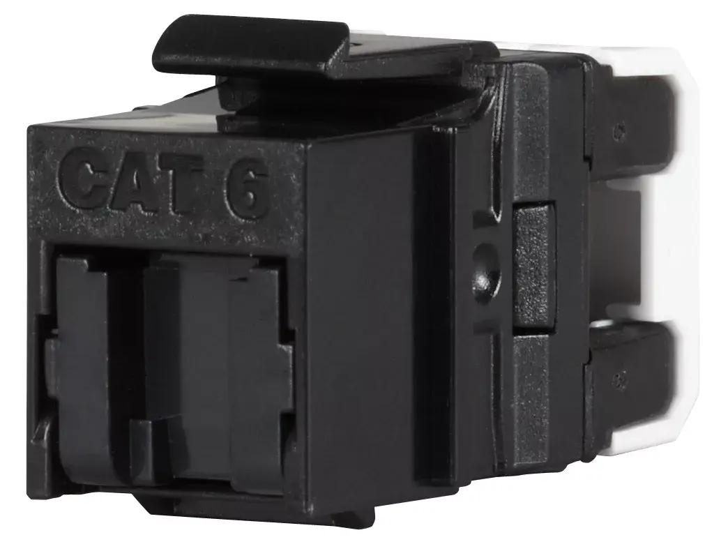 Keystone Jack SOLARIX SXKJ-6-UTP-BK-NA CAT6 Photo 1